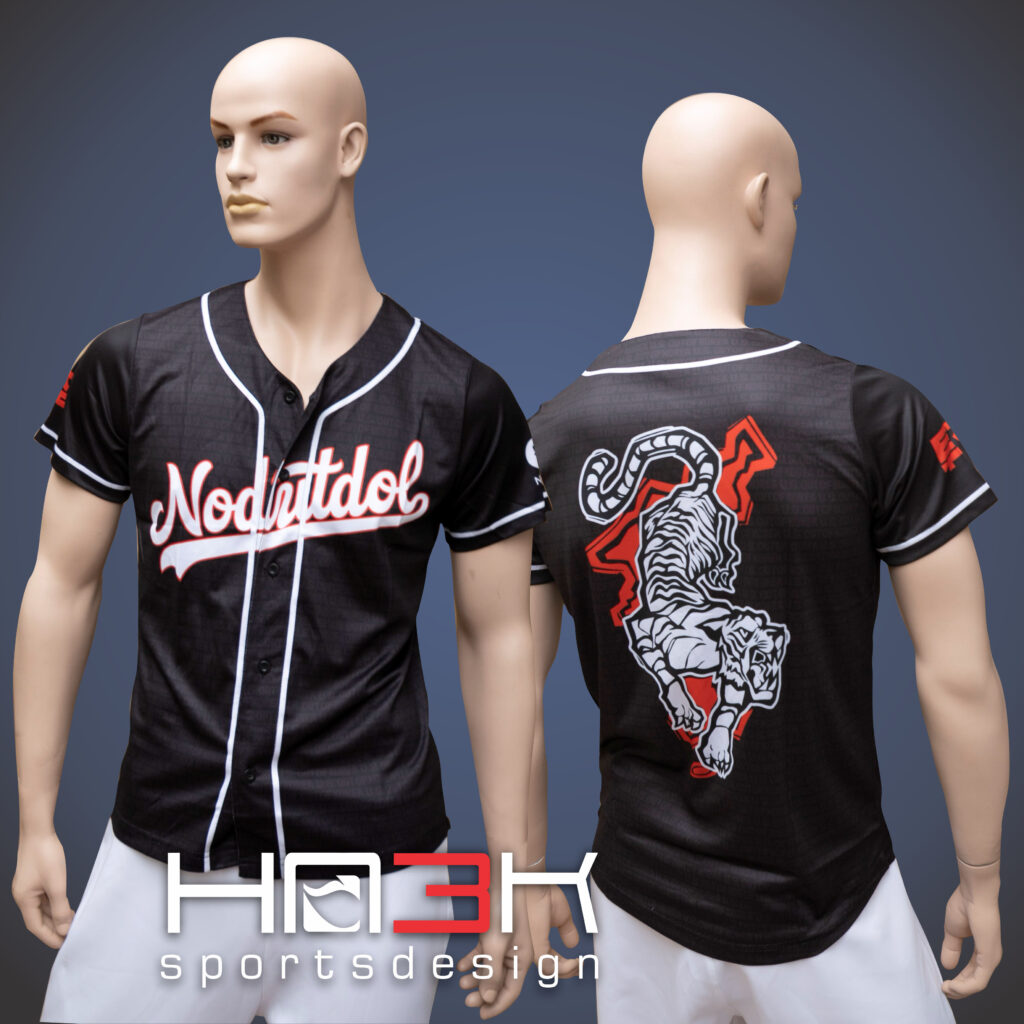 baseballshirt met knopjes 